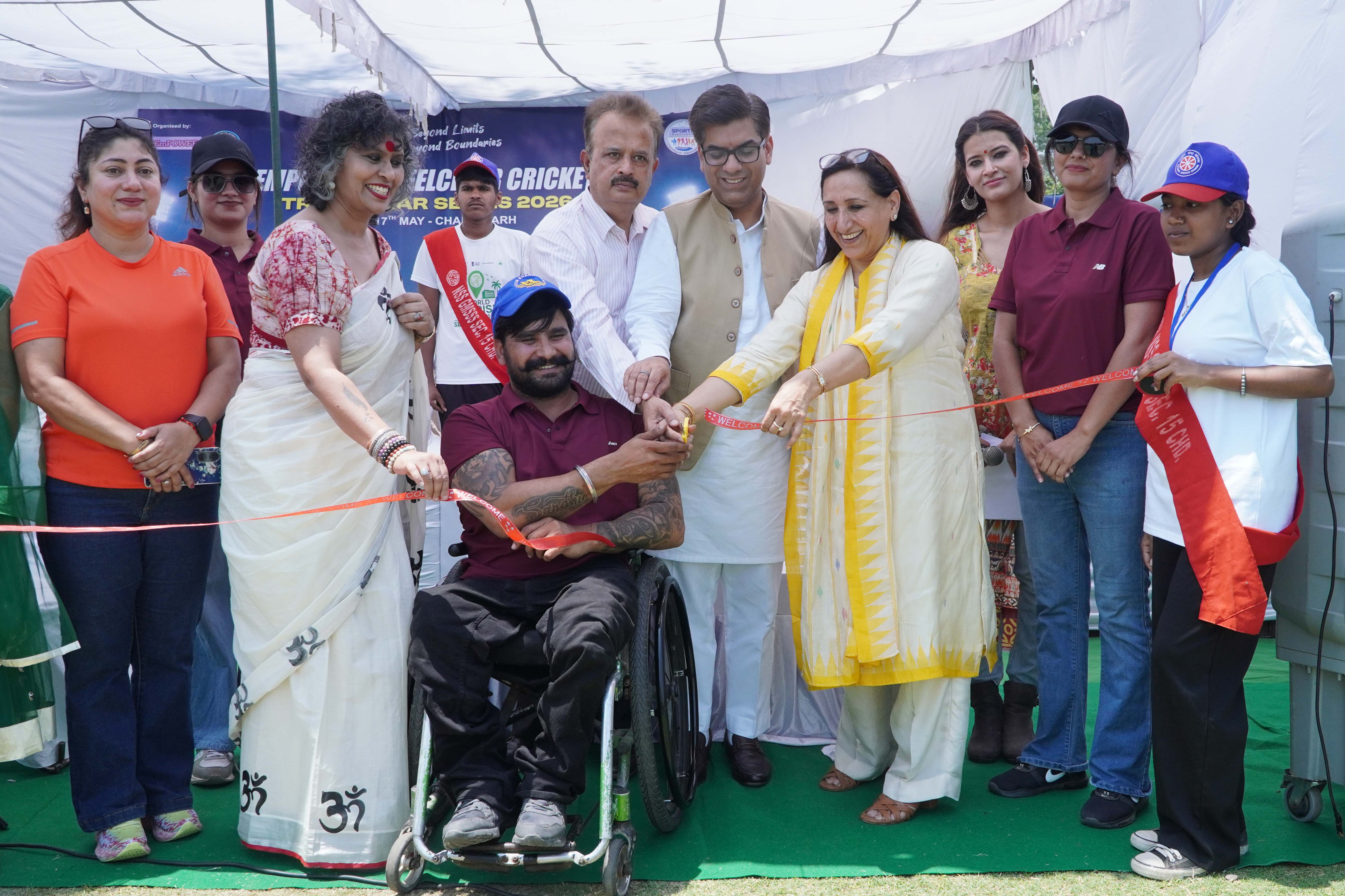 एम्पावर व्हीलचेयर क्रिकेट ट्रायंगुलर सीरीज में यूपी की शानदार शुरुआत