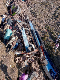 जम्मू कश्मीर के उधमपुर में बस खाई में गिरी, दो लोगों की मौत